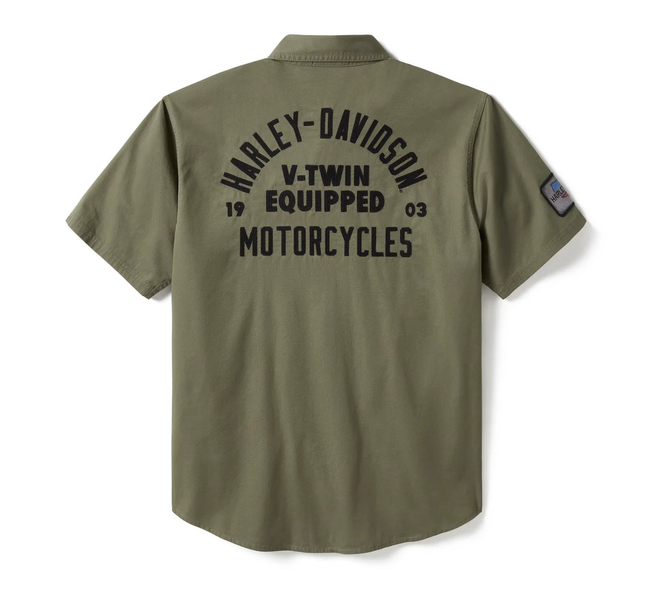 MENS V-TWIN EQUIPPED SOLID MECHANICS SHIRT