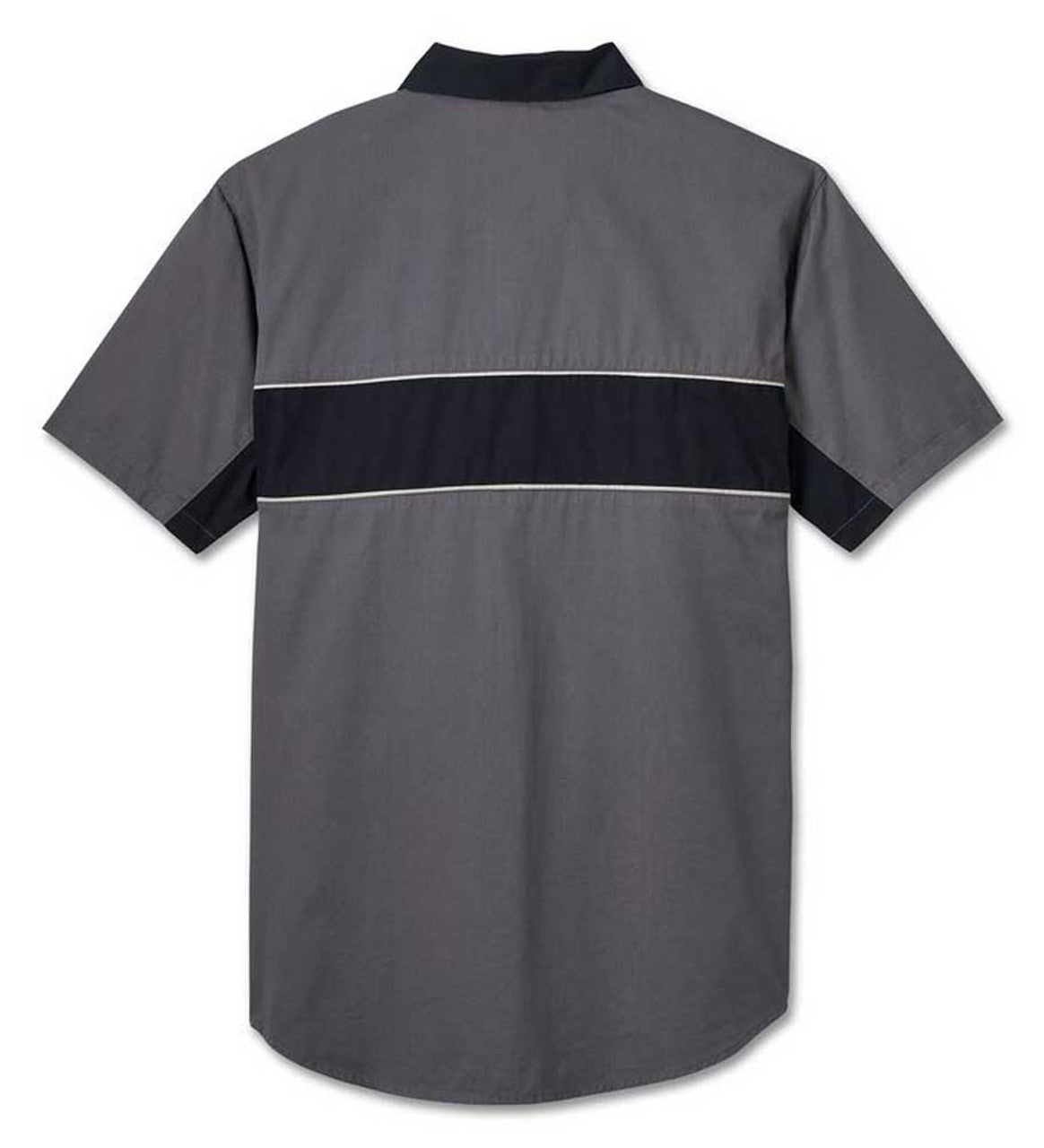 Harley-Davidson® Men's Garage Mechanic Short Sleeve Shirt, Gray